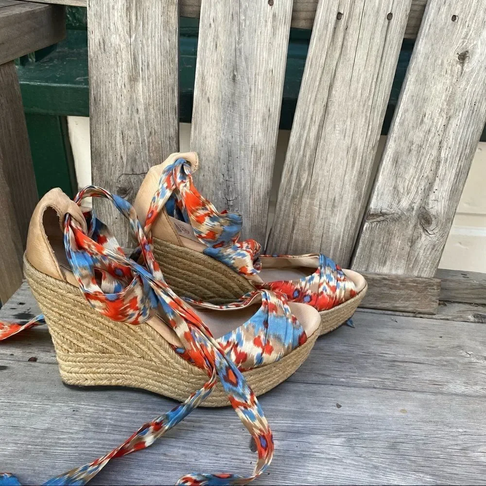 UGG Women's Lucianna Espadrille Sandals - Santorini Ikat 5.5